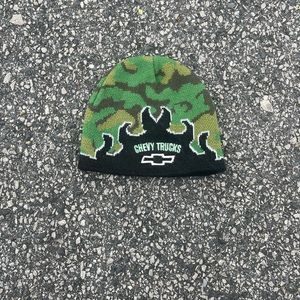 Chevy Trucks Flame Beanie